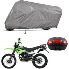Teksin Mondial X-Treme Max 200 Arka Çanta Uyumlu Motosiklet Brandası Motor Brandası