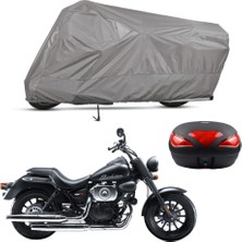 Teksin Rks Blackster 250I Arka Çanta Uyumlu Motosiklet Brandası Motor Brandası