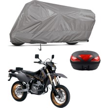 Teksin Suzuki Drz 400 Sm Arka Çanta Uyumlu Motosiklet Brandası Motor Brandası