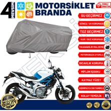 Teksin Suzuki SV650A Motosiklet Brandası Motor Branda