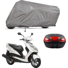 Teksin Yamaha Cygnus x Arka Çanta Uyumlu Motosiklet Brandası Motor Brandası