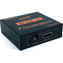 Teknogreen THS-402 2 Port 4K HDMI Splitter