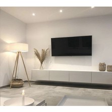 Joy Tv Ünitesi Tv Sehpası Alt Modül Beyaz 240 Cm Mdf JOY TV ÜNİTESİ