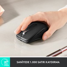 Logitech MX Keys Mini Combo Minimalist Kablosuz Aydınlatmalı  Q-Türkçe Klavye ve MX Anywhere 3 Kompakt Performans Mouse Seti, Siyah For Business