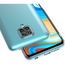 Bzontech Xiaomi Redmi Note 9 Pro Kılıf Şeffaf  Kamera Korumalı 3d