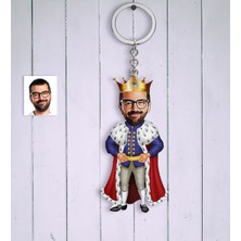 BK Kişiye Özel Kral Karikatür Anahtarlık