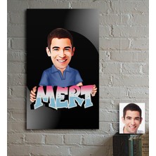 BK Kişiye Özel Bay Isimli Karikatür Ahşap Tablo - 2