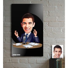 BK Kişiye Özel Bay Spiker Karikatür Ahşap Tablo - 1