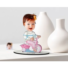 BK Kişiye Özel Bebek Karikatür Ahşap Biblo - 4