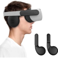 Amvr Gelişmiş Silikon Kulaklık (Oculus Quest 2 Ile Uyumlu) Siyah