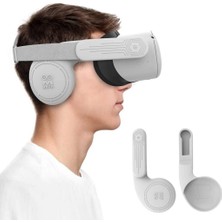 Amvr Gelişmiş Silikon Kulaklık (Oculus Quest 2 Ile Uyumlu) Gri