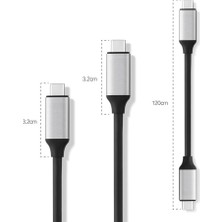 Minix Usb-C To Usb-C Cable 120CM Grey