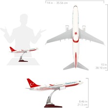 Zekupp - Maket Uçak - Boeing 737-800 1/100 - Türkiye Özel Tasarımlı Model Uçak, Model D