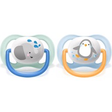 Philips Avent Ultra Air Animals 2li Emzik 0-6 Ay - Erkek