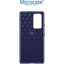 Microcase Xiaomi Mi 12 Thunder Serisi Darbeye Dayanıklı Silikon Kılıf - Mavi