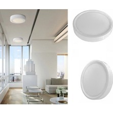 Maxled 24W Yuvarlak Sıva Üstü LED Panel 6500K Beyaz