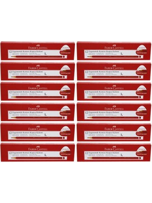 Tahtakalehobi Faber Castell Ergonomik Kırmızı Kopya Kalemi 144 Adet