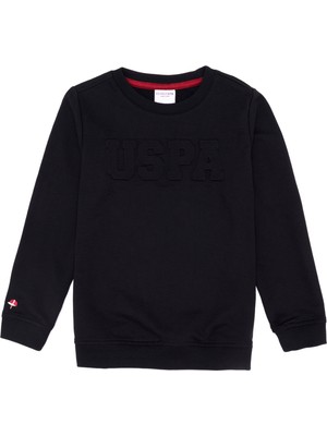 U.S. Polo Assn. Erkek Çocuk Siyah Sweatshirt 50236949-VR046