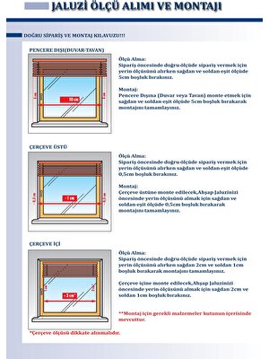 Rb Karesi Ahşap Jaluzi Perde Jaluzi Perde 50MM Kurdeleli Bej