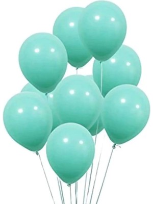 30 Adet Su Yeşili  Renk Balon-Pastel-Soft Balon-Dogum Günü Parti Balonları