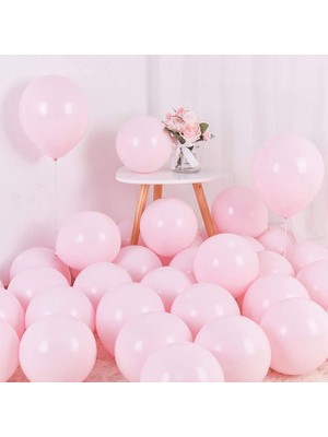 40 Adet Pembe Soft Renk Pastel   Balon-Pastel-Soft Balon-Dogum Günü Parti Balonları