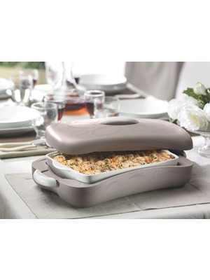 Enjoy Tuttocaldo Dikdörtgen Termal Servis Kabı 2,5 Litre