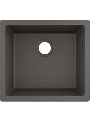 Hansgrohe S510-U450 Granit Eviye Taş Grisi + Focus Eviye Bataryası 260