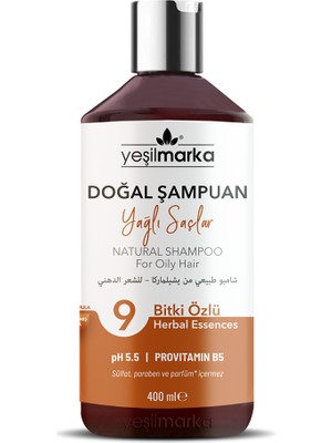Yeşilmarka Doğal Şampuan - Yağlı Saçlar Için