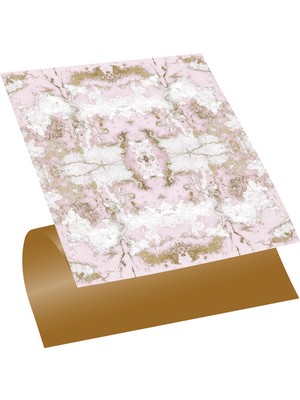 Tink Kendinden Yapışkanlı Zemin Duvar Kaplama Mermer Desenli Pvc Karo 30x30 cm 4 Adet 0,36 m2