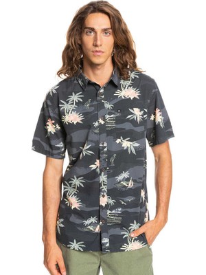 Quiksilver Birdwatcher Erkek Siyah Gömlek