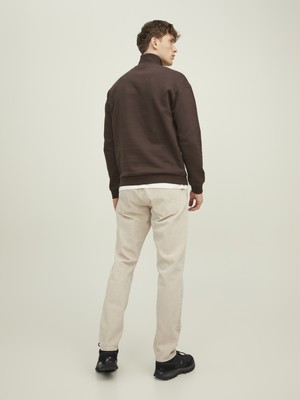 Jack & Jones Yarim Fermuarli Logolu Sweatshirt