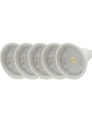 Sunlight LED Çanak Spot Ampul 4W GU10 Beyaz 6500K 5 Adet