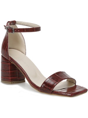 Butigo Kuras 2fx Kırmızı Kadın Topuklu Sandalet