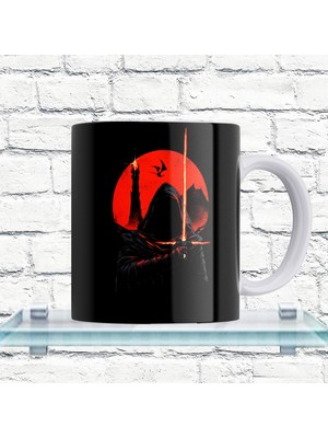 Remonz Lotr Yüzüklerin Efendisi Yüzük Tayfları Baskılı %100 Porselen Kupa