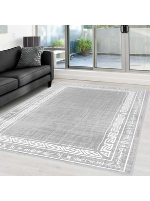 Rovigo Home Dijital Baskı Yıkanabilir Kaymaz Taban Salon Halısı RVG0008-SD563