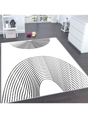 Rovigo Home Dijital Baskı Yıkanabilir Kaymaz Taban Salon Halısı RVG0125-SD903
