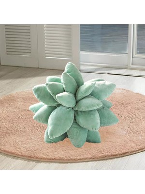 Vonluxe Peluş Succulents Atmak Yastık Yenilik Yastık Kanepe Ev Dekorasyon Süs Koyu Yeşil 45 cm (Yurt Dışından)