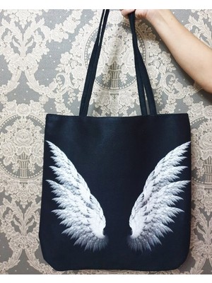 Körfez Kırlent Trend Desen Baskılı Kumaş Heybe Çanta