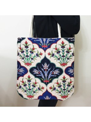 Körfez Kırlent Anadolu Desen Goblen Dokuma Kumaş Heybe Çanta