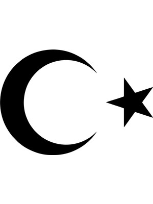 Quart Aksesuar Ay Yıldız Sticker Türk Bayrağı Oto Sticker Araba Cam Sticker
