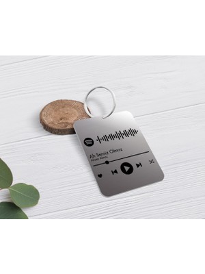 BK Kişiye Özel Spotify Barkodlu Anahtarlık