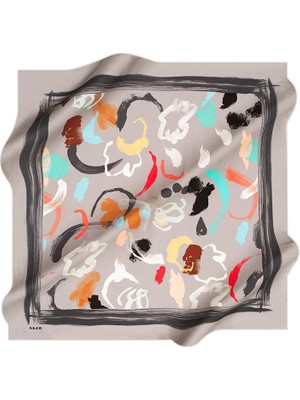 Aker 90X90 İpek Krep Saten