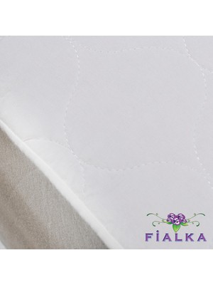 Fialka Alez Kapitoneli Fitted Lastikli Sıvı Geçirmez 160X200 Çift Kişilik