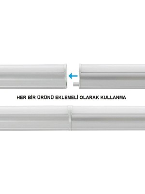 RRULTECH Mutfak Tezgah Dolap Dekoratif Beyaz Işık LED Bant Armatür 4W 31,5 cm 220V Ev Otel Mağaza Cafe