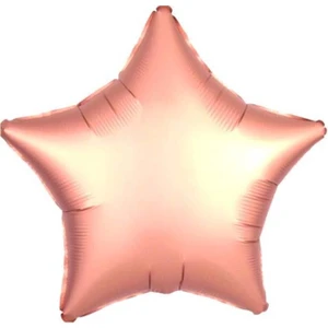 Patladı Gitti Rose Gold Yıldız Folyo Balon 45 cm - Bebek Çocuk Parti Kutlama