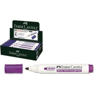Faber Castell Beyaz Tahta Kalemi Mor 10'lu Kutu