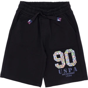 U.S. Polo Assn. Erkek Çocuk Siyah Örme Şort 50252223-VR046