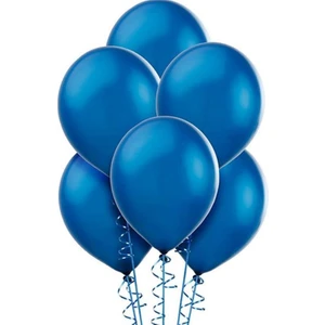 100 Adet Metalik Sedefli Karışık  Balon,-+5 M. Balon ZİNCIRI+100LU Balon Bandı