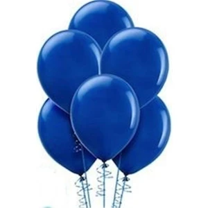 12 Adet Lacivert  Renk  Balon-Pastel- Pastel  Balon-Dogum Günü Parti Balonları