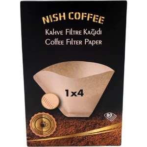 Filtre Kahve Kağıdı 1X4 80 Adet